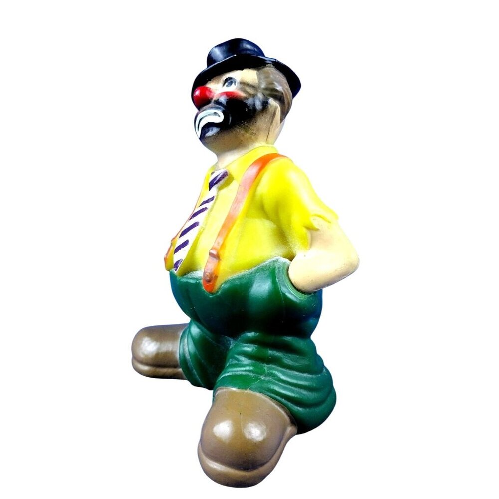 Sad Clown Cake Topper Vintage Wilton 1977 1316 Hong Kong Hard Plastic 4 Inch